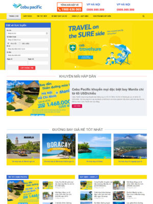 Mẫu website du lịch 025