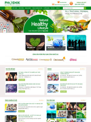 Mẫu website y tế 004