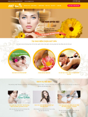 Mẫu website mỹ phẩm 060