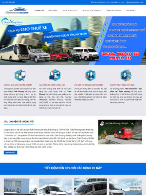 Mẫu website ô tô, xe máy 014