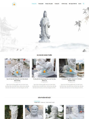 Mẫu website nội thất 096