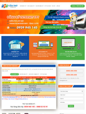 Mẫu website dịch vụ 004