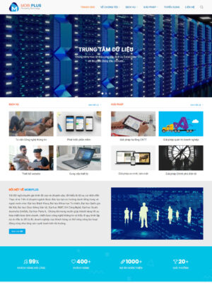 Mẫu website công nghệ 005