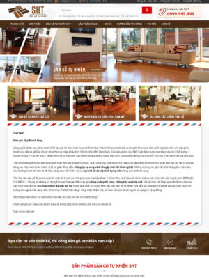 Mẫu website nội thất 094