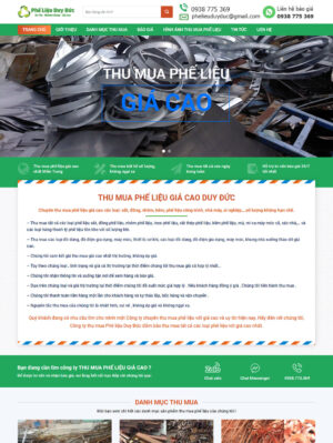 Mẫu website cơ khí, công nghiệp 008