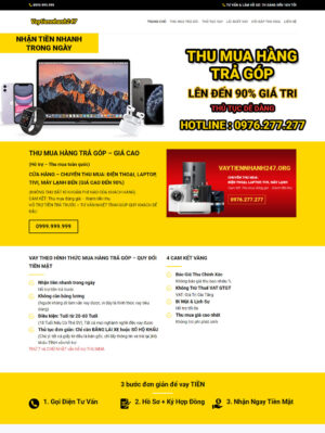 Mẫu website bảo hiểm 004