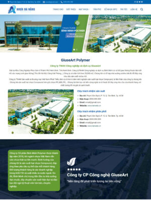 Mẫu website cơ khí, công nghiệp 009