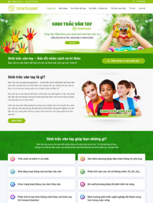 Mẫu website giáo dục 016