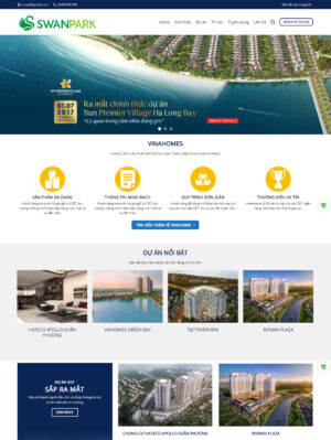 Mẫu Web Bất Động Sản 034