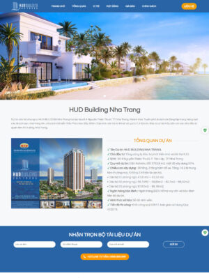 Mẫu Web Bất Động Sản 035