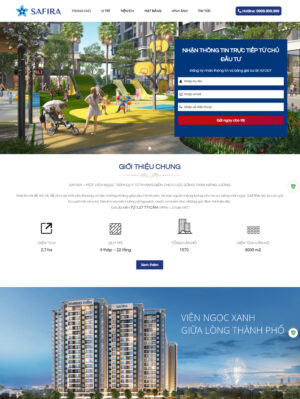 Mẫu Web Bất Động Sản 038