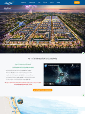 Mẫu Web Bất Động Sản 039