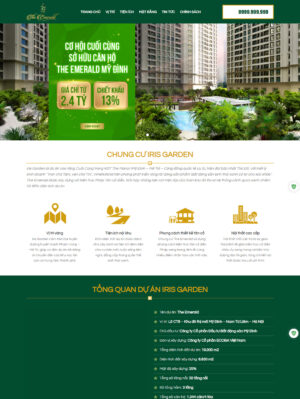 Mẫu Web Bất Động Sản 040