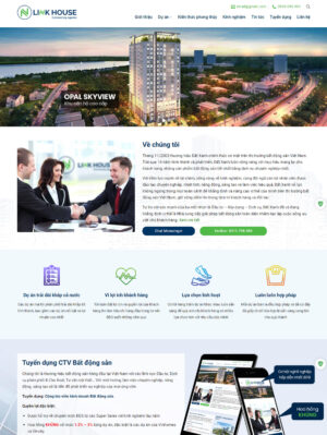 Mẫu Web Bất Động Sản 041