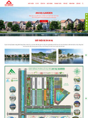 Mẫu Web Bất Động Sản 043