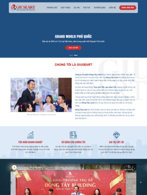 Mẫu Web Bất Động Sản 044