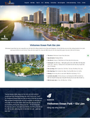 Mẫu Web Bất Động Sản 045