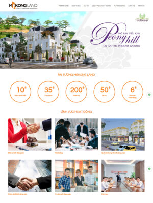 Mẫu Web Bất Động Sản 046