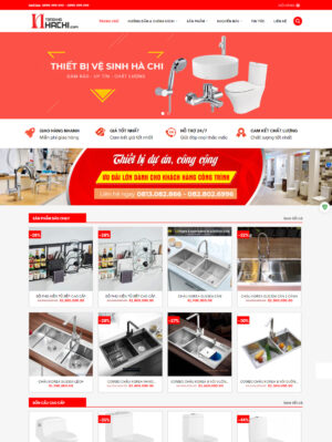 Mẫu website nội thất 002