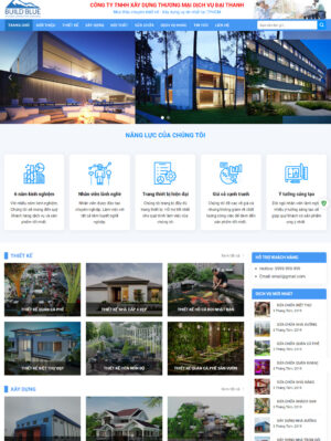 Mẫu website nội thất 015