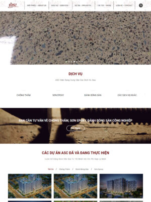 Mẫu website nội thất 025