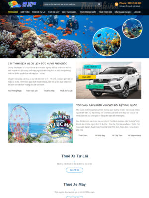 Mẫu website du lịch 017