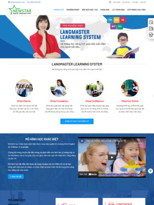 Mẫu website giáo dục 003