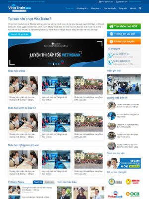 Mẫu website giáo dục 005