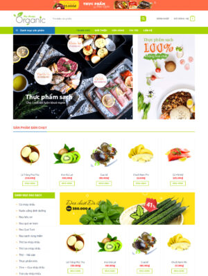 Mẫu website ẩm thực 046