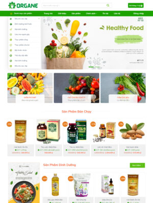 Mẫu website ẩm thực 048