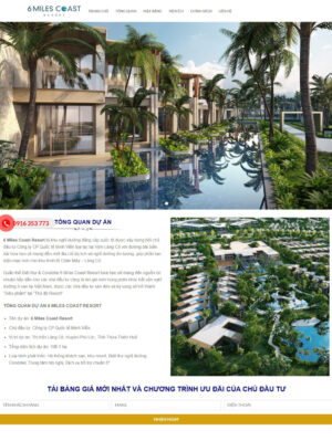 Mẫu web bất động sản 029