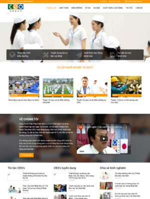 Mẫu website dịch vụ 020