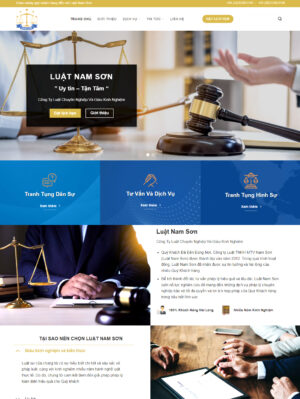 Mẫu website dịch vụ 022