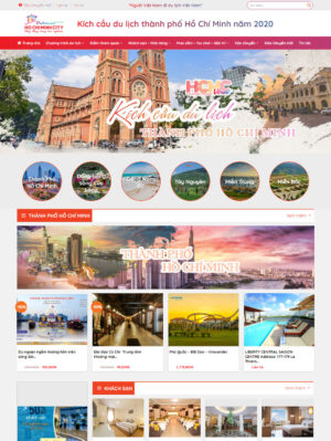Mẫu website du lịch 001