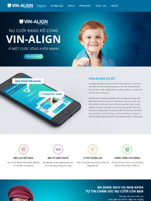 Mẫu website y tế 007