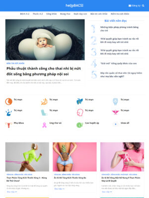 Mẫu website y tế 008