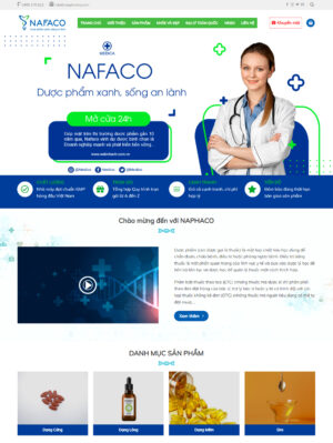 Mẫu website y tế 009