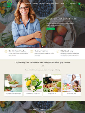 Mẫu website ẩm thực 050