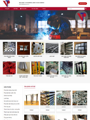 Mẫu website cơ khí, công nghiệp 010